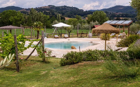 Villa Tavernacce: Agua, Planta, Cielo, Propiedad, Nube, Piscina, Árbol, Montaña, Cuerpo De Agua, Paisaje Natural