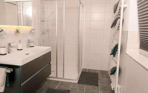 Wanglblick: Espejo, Propiedad, Lavabo, Edificio, Arreglo De Tubería, Baño, Grifo, Gabinetes, Diseño De Interiores