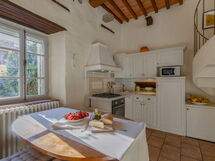 Dining room and kitchen