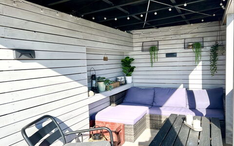 Nilson - 1.4Km from the Sea: Cabaña, Patio Interior, Yarda, Edificios Del Jardín, Cobertizo, Vía Muerta, Mueble Para Exteriores, Cuarto De Troncos, Estructura Al Aire Libre, Choza