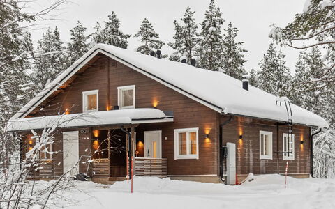Villa Galdu B: Madera, Nieve, Casa, Casa, Invierno, Cabaña, Vía Muerta, Congelación, Techo, Pendiente