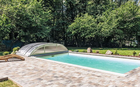 Kunějov: Piscina, Material Compuesto, Jardín, Ocio, Hormigón, Paisajismo, Patio Interior, Mueble Para Exteriores, Diseño, Losa