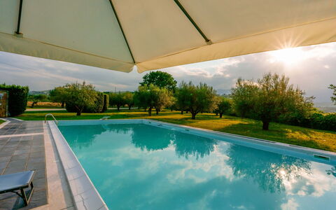 Villa Pagannoni: Agua, Planta, Tiempo De Día, Propiedad, Piscina, Cielo, Edificio, Azur, Árbol, Sombra