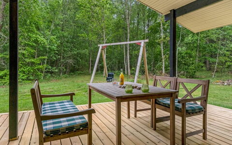 Borka - 1.2Km from the Sea: Mueble, Madera, Mueble Para Exteriores, Mesa, Silla, Mesa Al Aire Libre, Sombra, Porche, Madera Dura, Cocina Y Comedor Mesa
