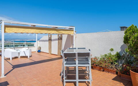 Atico Bellavista: Departamento, Balcón, Condominio, Cerca, Mueble Para Exteriores