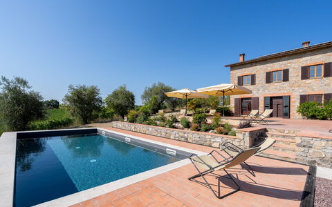 Casa Di Luca, Pool, Castelnuovo Berardenga: Arquitectura, Inmuebles, Piscina, Paisajismo, Villa, Jardín, Casa De Campo, Hacienda, Mansión, Eco Hotel