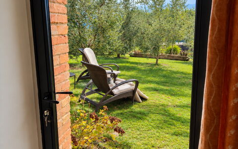 Lina - Podere Ribatti - Casole D'elsa, Toscana: Luz De Sol, Manchas De Madera, Jardín, Patio Interior, Paisajismo, Madera Dura, Inicio De La Puerta, Eco Hotel, Hacienda