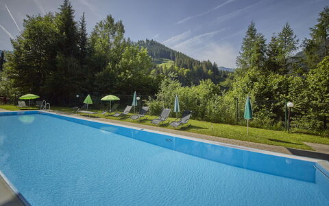 Viehhofen 100: Agua, Planta, Cielo, Piscina, Azur, Árbol, Sombra, Nube, Edificio, Rectángulo