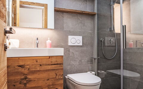 Pontresina 15: Arreglo De Tubería, Baño, Piso, Asiento Del Baño, Baño, Diseño De Interiores, Suelo, Lavabo, Grifo, Mueble De Baño
