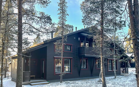 Vuolkuma C: Madera, Nieve, Invierno, Cabaña, Congelación, Casa, Cuarto De Troncos, Alerce, Vía Muerta