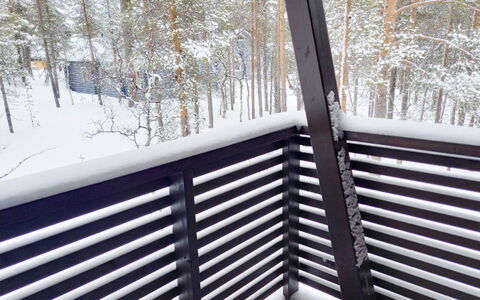 Vuolkuma C: Madera, Nieve, Invierno, Cabaña, Congelación, Casa, Cuarto De Troncos, Alerce, Vía Muerta