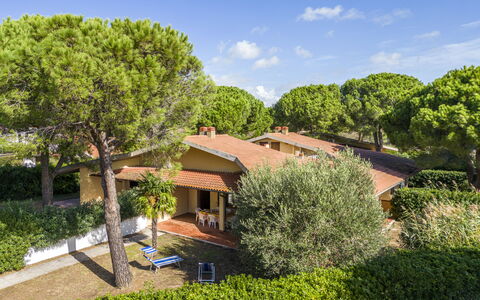 Argentario Giannella Apartment- Orbetello, Toscana: Planta, Nube, Cielo, Planta De La Comunidad, Edificio, Ventana, Árbol, Paisaje Natural, Vegetación, El Terreno Del Lote