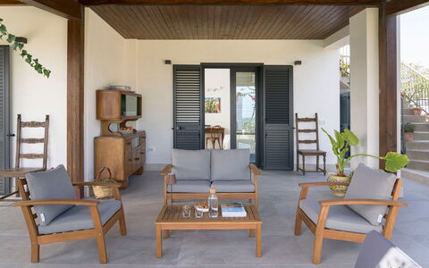 Casa Bianca - Noto, Sicilia: Propiedad, Planta, Madera, Sombra, Diseño De Interiores, Comodidad, Encendiendo, Sala, Planta De Casa, Suelo