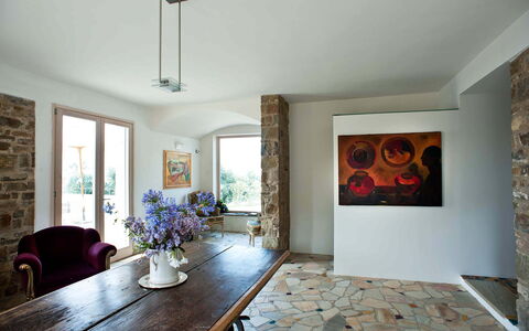 Pietramare - Castellabate, Campania: Mesa, Mueble, Planta, Propiedad, Flor, Marco, Ventana, Madera, Silla, Encendiendo