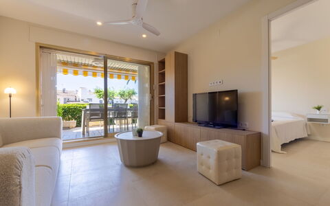 Bahia Dorada: Diseño De Interiores, Piso, Suelo, Techo, Departamento, Habitación, Manchas De Madera, Sala, Moldura, Silla