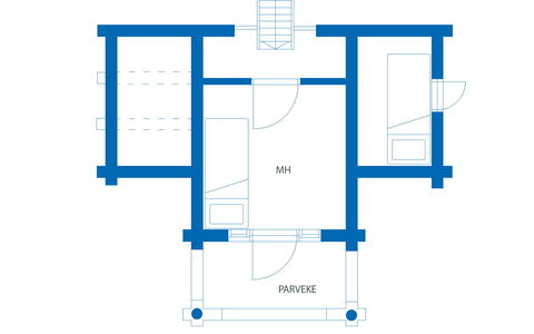 Villa Käpytikka: Cama, Mueble, Habitación, Diseño De Interiores, Lecho, Sábana, Piso, Madera, Suelo, Habitación