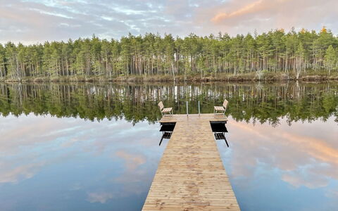 Lumpeenranta: Agua, Cuerpo De Agua, Los Recursos Hídricos, Entorno Natural, Paisaje Natural, Banco, Reflexión, Muelle, Lago