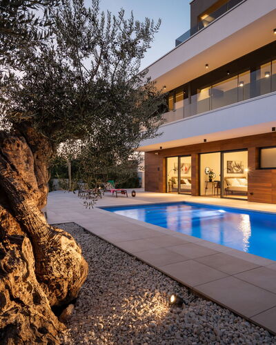 Old Olive V: Agua, Edificio, Cielo, Planta, Ventana, Piscina, Árbol, Sombra, Barrio Residencial, Paisaje