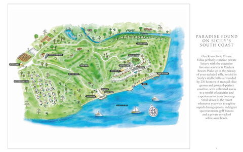 Villa Topazio - Sea View | By Rocco Forte Villas: Mapa, Mundo, Fuente, Planta Terrestre, Diseño Urbano, Rectángulo, Pendiente, Paisaje Natural, Agua