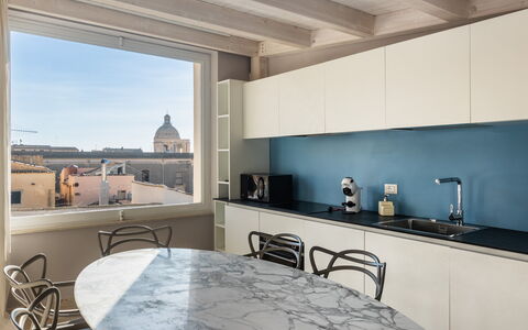 Terrazza Di Erika: Mueble, Propiedad, Gabinetes, Mesa, Mostrador, Edificio, Diseño De Interiores, Cocina, Encendiendo, Madera