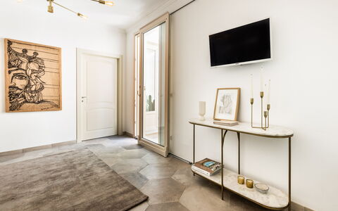 Alma Suite: Mueble, Propiedad, Marco, Edificio, Madera, Televisión, Diseño De Interiores, Encendiendo, Casa, Sala