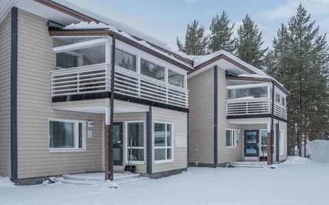 Vuokatinranta Suite 4 C: Invierno, Casa, Vía Muerta, Nieve, Congelación, Cabaña, Balcón, La Luz Del Día