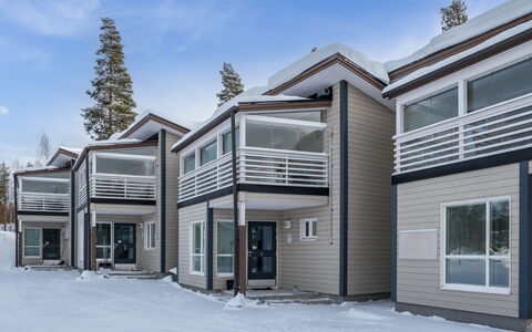 Vuokatinranta Suite 2 C: Casa, Invierno, Congelación, Vía Muerta, Cabaña, Departamento, Nieve, Balcón
