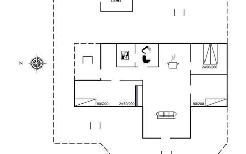 Frithger - 250M from the Sea: Cocina, Mostrador, Aparato De Cocina, Piso, Gabinetes, Diseño De Interiores, Electrodoméstico, Suelo, Casa, Mueble
