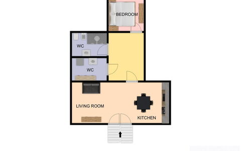 Suite Oltremare: Suelo, Diseño, Sala