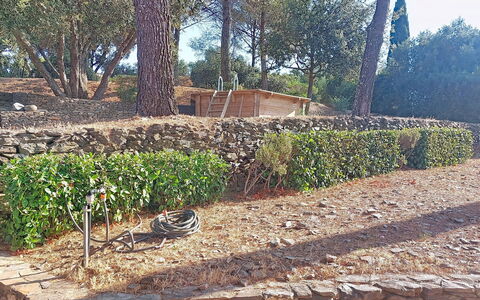 Le Belvédère D'Estelle: Arbusto, Planta De La Comunidad, Jardín, Cobertura Del Suelo, Plantas Leñosas, Pared De Piedra, Suelo, Cobertura, Paisajismo