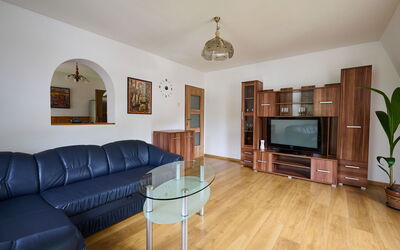 Desná V Jizerských Horách 841: Marrón, Mueble, Propiedad, Sofá, Marco, Mesa, Madera, Diseño De Interiores, Planta, Encendiendo