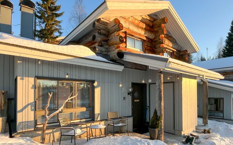 Rukaköngäs 27: Hierba, Casa, Cabaña, El Terreno Del Lote, Casa, Inmuebles, Césped, Vía Muerta, Casa De Campo, Porche