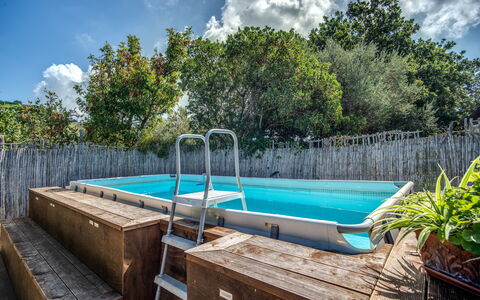 Villa Solaria with Private Pool: Agua, Nube, Cielo, Tiempo De Día, Propiedad, Planta, Piscina, Árbol, Madera, Cuerpo De Agua