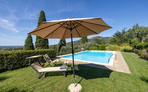 Villa Delle Rose: Planta, Cielo, Propiedad, Paraguas, Agua, Sombra, Mueble Para Exteriores, Piscina, Sunlounger, Árbol