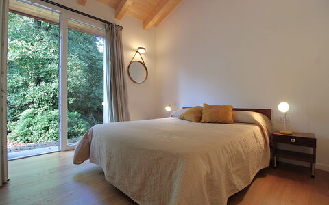 Casa Delle Eriche, Colli Euganei, Pool, Wifi: Cama, Diseño De Interiores, Habitación, Mueble, Lecho, Pared, Sábana, Madera, Suelo, Piso
