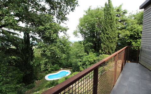 Casa Delle Eriche, Colli Euganei, Pool, Wifi: Hoja, Madera, Pretil, Jardín, Sombra, Cerca, Patio Interior, Balaustre, Balcón, Yarda