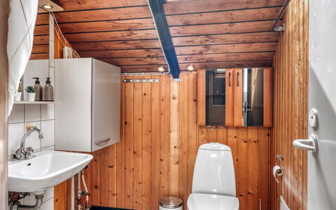 Jantje - 500M to the Fjord: Arreglo De Tubería, Madera, Piso, Baño, Asiento Del Baño, Suelo, Baño, Lavabo, Plomería, Grifo