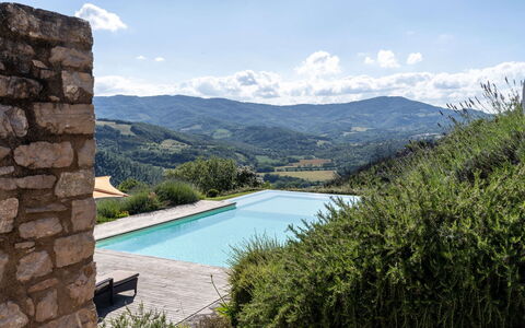 Villa Collinette: Colina, Cordillera, Piscina, Cresta, Casa De Campo