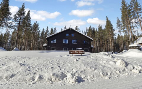 Levi Star West B: Madera, Nieve, Invierno, Cabaña, Congelación, Casa, Cuarto De Troncos, Alerce, Vía Muerta