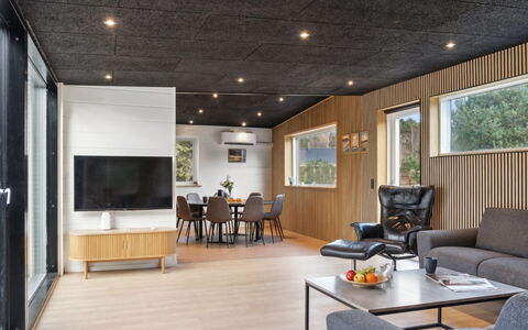 Danske - 6.8Km from the Sea: Diseño De Interiores, Pared, Piso, Techo, Madera, Lámpara, Mueble, Suelo, Sala, Encendiendo