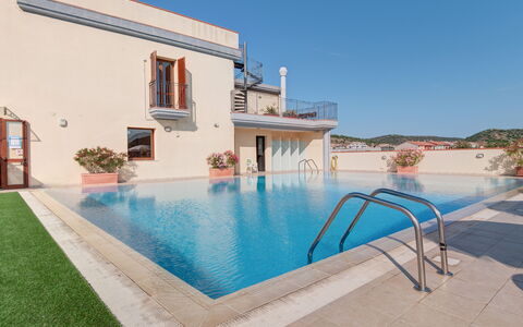 Le Fontane Apartments In Villasimius: Piscina, Recurso, Hotel, Thermae, Ciudad De Vacaciones, Centro De Ocio, Villa, Eco Hotel, Planta De Casa, Hacienda