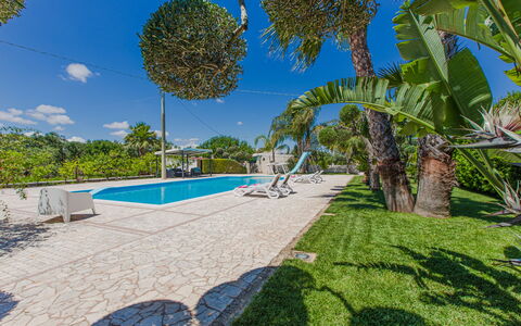 Trullo Poggio Con Piscina: Azul, Árbol, Sombra, Recurso, Piscina, Paisajismo, Eco Hotel, Inmuebles, Hacienda