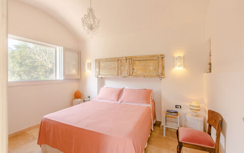 Trullo Della Quercia: Diseño De Interiores, Mueble, Pared, Habitación, Piso, Suelo, Cama, Techo, Habitación, Madera