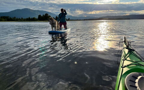 Trillevallen 8: Cielo, Barco, Agua, Watercraft, Recreación, Barcos Y Canotaje - Efectos Y Equipo, Nube, Lago