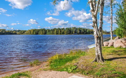 Villa Onnela: Azul, Agua, Los Recursos Hídricos, Cuerpo De Agua, Naturaleza, Verde, Entorno Natural, Paisaje Natural, Banco