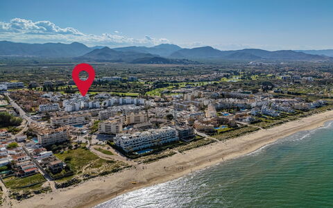 Las Dunas Oliva Nova: Costa, Horizonte, Barrio Residencial, Mar, Playa, Costeras Y Los Accidentes Geográficos Oceánico, Apuntalar, Oceano, Departamento, Arena