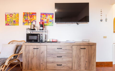 Appartamento Sala: Mar, Costa, Playa, Oceano, Sombra, Balcón, Tablón, Mueble Para Exteriores