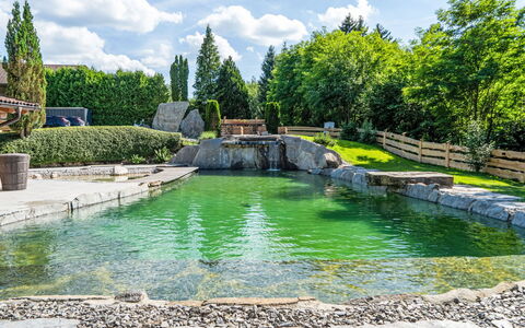 Oase im Grünen: Jardín, Piscina, Fuente De Agua, Paisajismo, Estanque, Diseño, Patio Interior, Piscina De Reflejo, Recurso, Eco Hotel