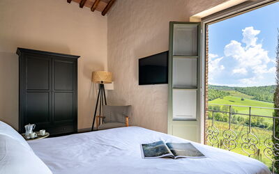 Alojamiento:&nbsp;Relais Badia a Passignano - Appartamento Moscato