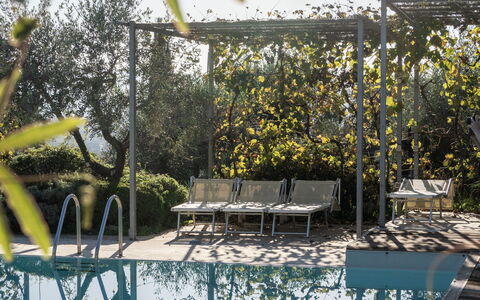 Il Canto Del Maggio: Piscina, Mueble Para Exteriores, Recurso, Material Compuesto, Sombra, Eco Hotel, Sunlounger, Patio Interior, Silla, Paisajismo
